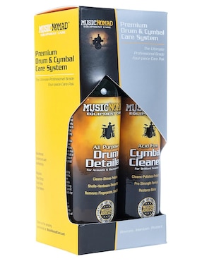 Kit de Limpieza para Batería Music Nomad 4 pz Premium Drum Care