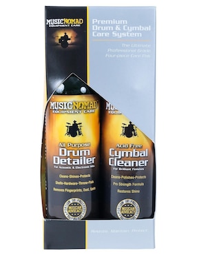 Kit de Limpieza para Batería Music Nomad 4 pz Premium Drum Care