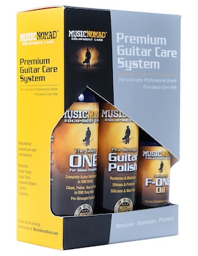 Imagen de producto Kit de Limpieza para Guitarra Music Nomad 5 pz Premium Guitar Care