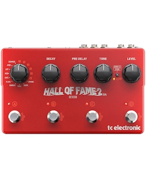 Pedal para Guitarra T.C. Electronic Hall Of Fame 2 X4