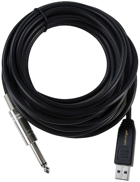 Cable Plug 1/4 pulgada Behringer a USB A de 5 m
