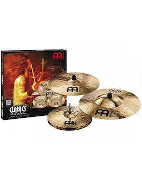 Juego De Platillos Classic Custom Extrem Metal Meinl CC-EM480