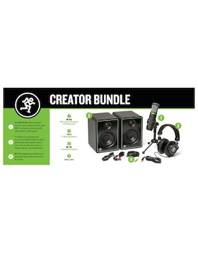Micrófono Kit Mackie Creator Bundle