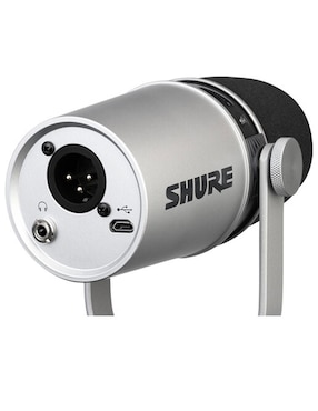 Micrófono profesional alámbrico Shure mv7-s