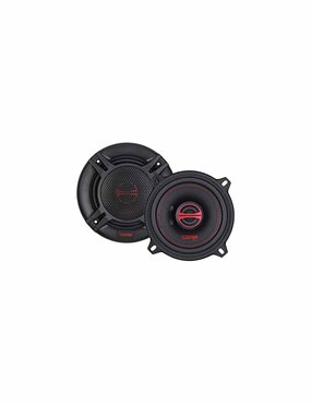 Altavoces DS18 GENX5.25 coaxiales de 2 vías y 135 vatios de 5.25 pulgadas con parrillas de malla de 4 ohmios
