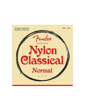 Cuerdas para Guitarra Fender Classic Nylon