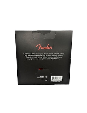 Cuerdas para Ukulele Soprano Fender Clear Nylon