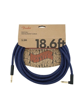 Cable para Guitarra Angled Festival Fender 0990918073 5.5 m