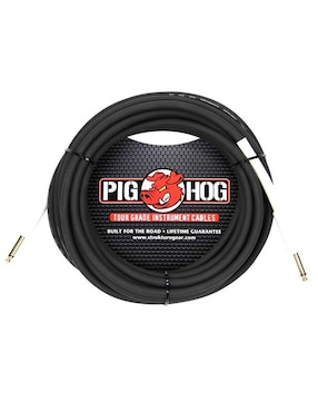 Cable para guitarra o bajo Pig Hog PH25 7.62 mts