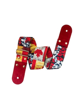 Correa para guitarra o bajo Kidam Bandera de Canadá