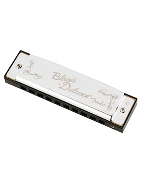 Armónica para principiante Fender Blues Deluxe de acero