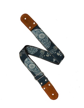 Correa para Guitarra o Bajo Kidam Calavera Mexicana