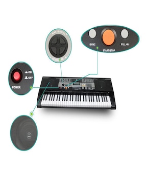 Teclado digital Klavie de 61 teclas MK-809