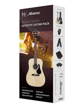 Guitarra acústica dreadnought Alvarez rd26s-agp-exp