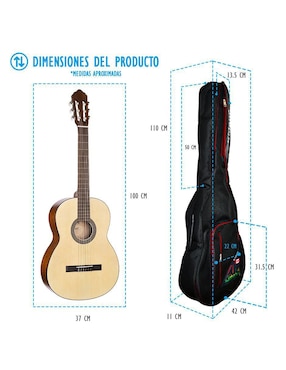 Funda para guitarra acústica Kidam K27