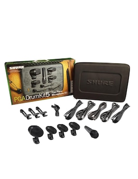 Micrófono Profesional Alámbrica Shure PGADRUMKIT5