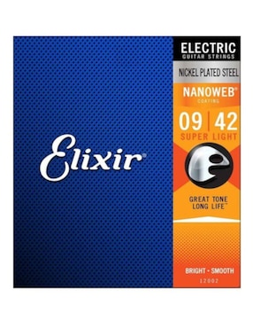 Set Cuerdas Para Guitarra Eléctrica Elixir 12002