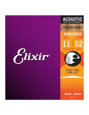 Set Cuerdas Para Guitarra Acústica Elixir