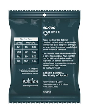 Set Cuerdas para Bajo Babilon BEB50/4S