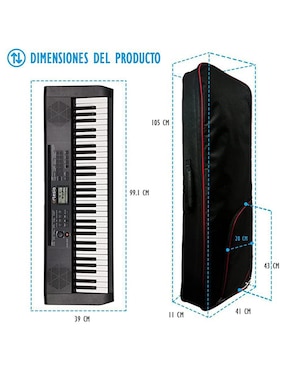 Funda de Teclado Kidam
