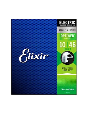 Set Cuerdas para Guitarra Eléctrica Elixir Electric Optiweb 19052