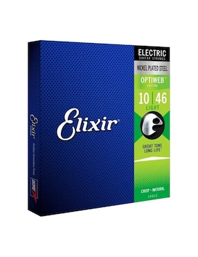 Set Cuerdas para Guitarra Eléctrica Elixir Electric Optiweb 19052