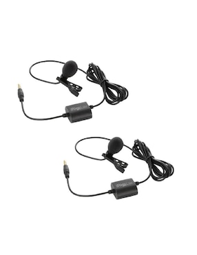 Set Micrófono Profesional Alámbrico IK Multimedia IRig Mic Lav 2P