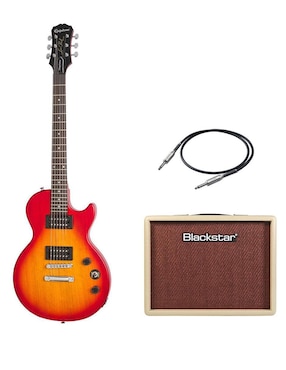 Combo Amplificador Y Guitarra Epiphone LP Special Satin E1 Blackstar Debut 15E