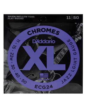 Set de Cuerdas para Guitarra Eléctrica D'addario ECG24