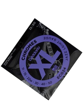 Set de Cuerdas para Guitarra Eléctrica D'addario ECG24