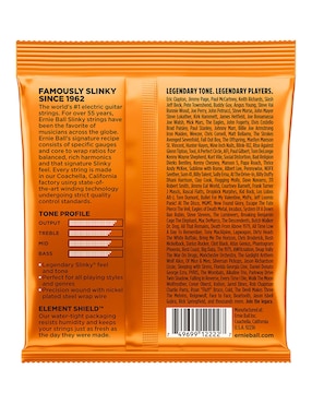 Set de cuerdas para guitarra Ernieball