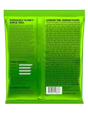 Set cuerdas bajo Ernieball 2836