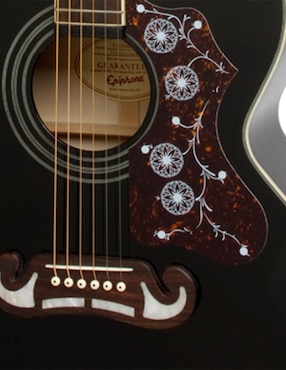 Guitarra acústica studio Epiphone j-200 ec studio