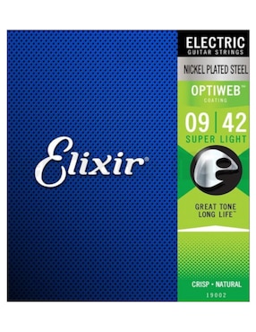 Set Cuerdas Para Guitarra Eléctrica Elixir 19002