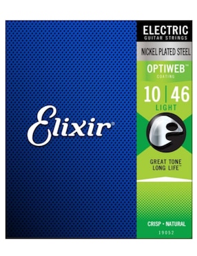 Set De Cuerdas Para Guitarra Eléctrica Elixir 19052