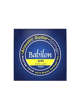 Set De Cuerdas Para Guitarra Acústica Babilon 0.009-0.045 85/15 MAG20/009