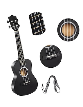 Ukulele acabado mate