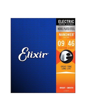 Set Cuerdas Guitarra Eléctrica Elixir Nanoweb 12027