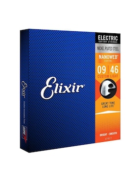 Set Cuerdas Guitarra Eléctrica Elixir Nanoweb 12027