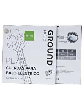 Set cuerdas para bajo Ground Music