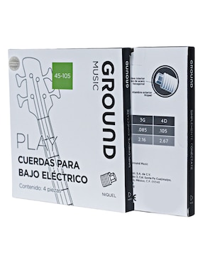 Set cuerdas para bajo Ground Music