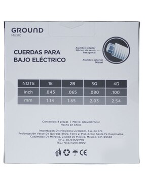 Set cuerdas para bajo Ground Music