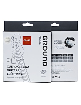 Set cuerdas guitarra eléctrica Ground Music