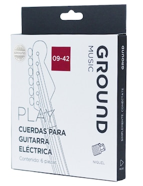 Set cuerdas para guitarra eléctrica Ground Music
