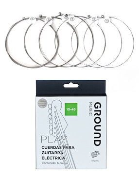 Set cuerdas de guitarra eléctrica Ground Music