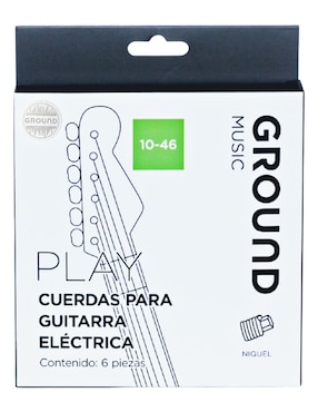 Set cuerdas de guitarra eléctrica Ground Music