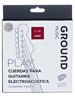 Set cuerdas electroacústica Ground Music