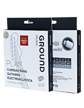Set cuerdas electroacústica Ground Music