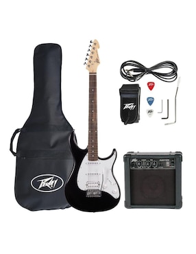 Set Guitarra Eléctrica Peavey Raptor Plus JR PK-BK