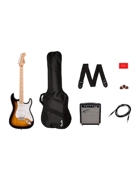 Guitarra Eléctrica Fender Squier Sonic Stratocaster Pack Sunburst